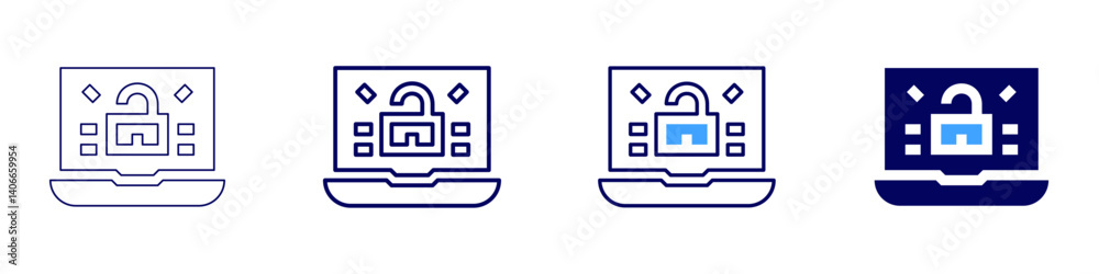 Laptop accessories icon in 4 different styles. Thin Line, Line, Bold Line, Duotone. Duotone style. Editable stroke Laptop accessories icon in 4 different styles. Thin Line, Line, Bold Line, Duotone. Duotone style. Editable stroke