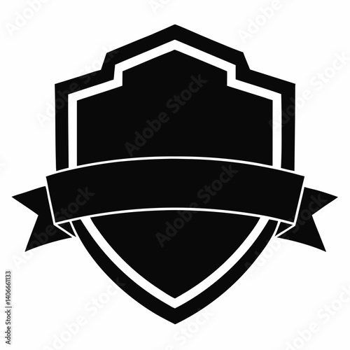 shield and ribbon