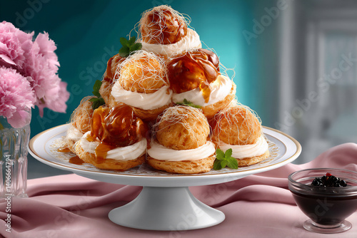 croquembouche spun sugar