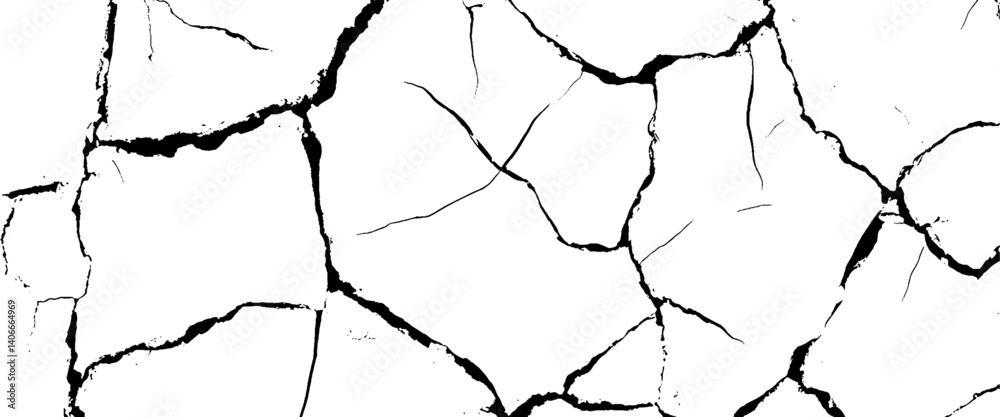 Vector new style earthquake isolated on white background