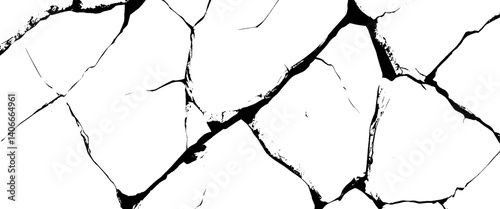 Obraz na płótnie Vector detail of cracked texture. w salonie