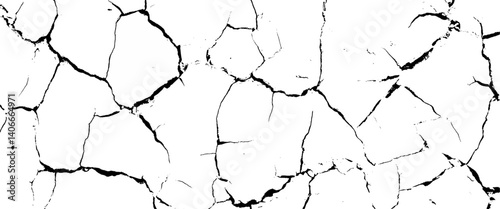 Obraz na płótnie Vector detail of cracked texture. w salonie