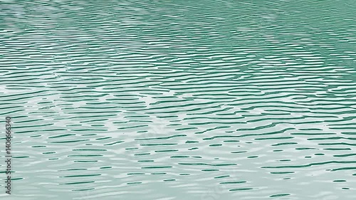 The waves formed by the wind on the lake waters combine with light and create phosphorescence