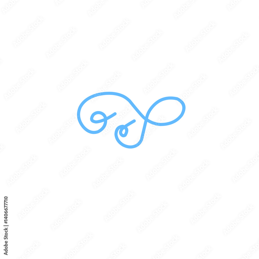 vibrant blue swirl abstract lines vibrant blue swirl abstract lines