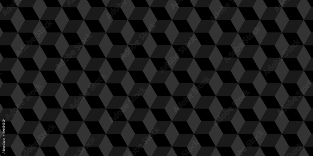 Minimal cubes geometric tile and mosaic wall grid retro digital hexagon technology wallpaper background. black block cube structure backdrop square triangle texture vintage design. Minimal cubes geometric tile and mosaic wall grid retro digital hexagon technology wallpaper background. black block cube structure backdrop square triangle texture vintage design.