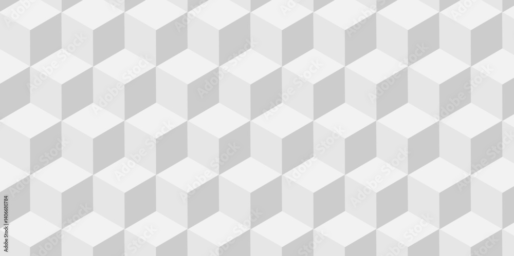 Vector minimal cubes geometric tile and mosaic wall grid retro digital hexagon technology wallpaper background. white block cube structure backdrop square triangle texture vintage design. Vector minimal cubes geometric tile and mosaic wall grid retro digital hexagon technology wallpaper background. white block cube structure backdrop square triangle texture vintage design.