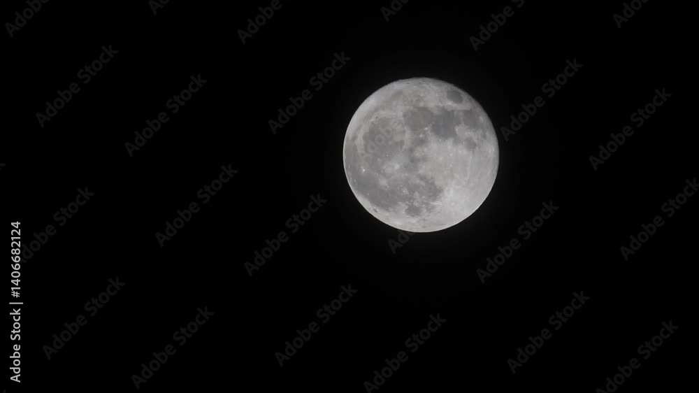 The Full Pink Moon as seen from Hertford Heath, UK.