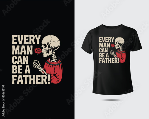 Bold typography T-shirt design pack featuring streetwear quotes skull art motivational phrases dad graphics dark humor grunge aesthetic modern style perfect for apparel print and digital projects