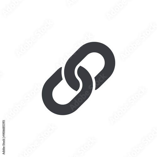 A chain link vector icon