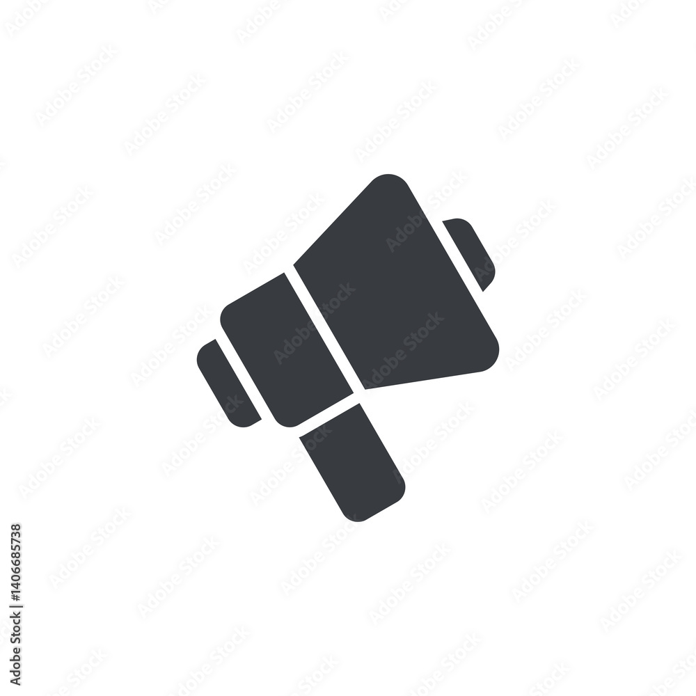 Megaphone, bullhorn vector icon Megaphone, bullhorn vector icon