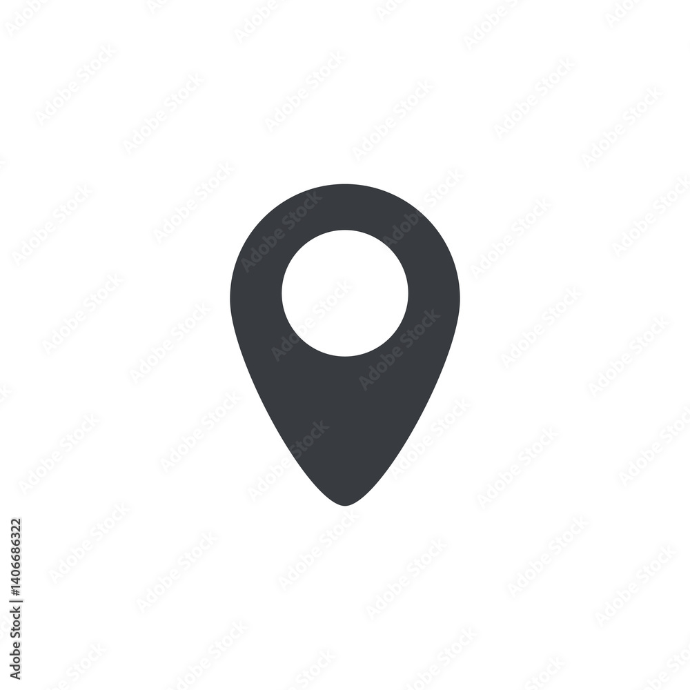 Map marker vector icon Map marker vector icon