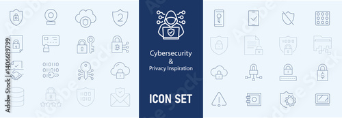 Cybersecurity and Privacy Concept: Digital Shield, Secure Data Protection, Encryption, Firewall, Privacy Protection, Technology, Online Safety, Cyber Defense