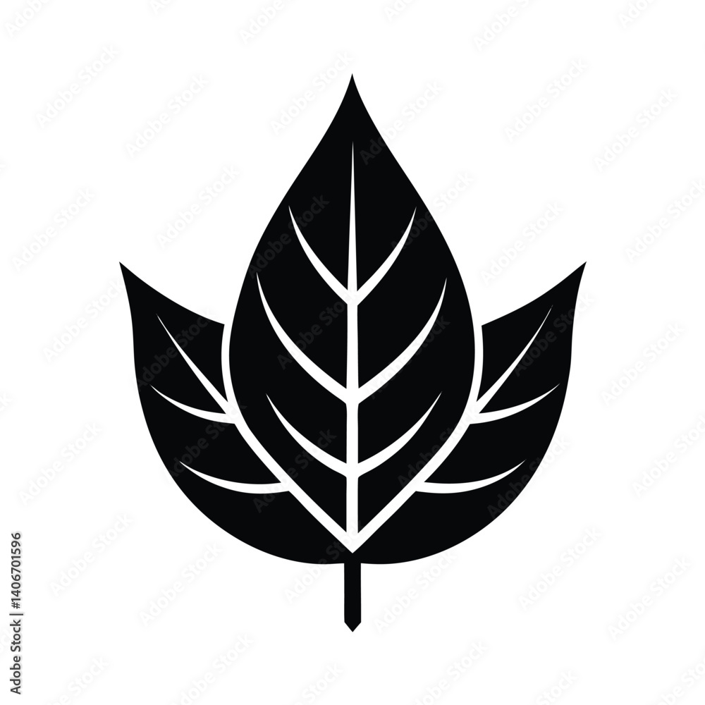 Leaf and Butterfly Symbiotic Silhouette Design