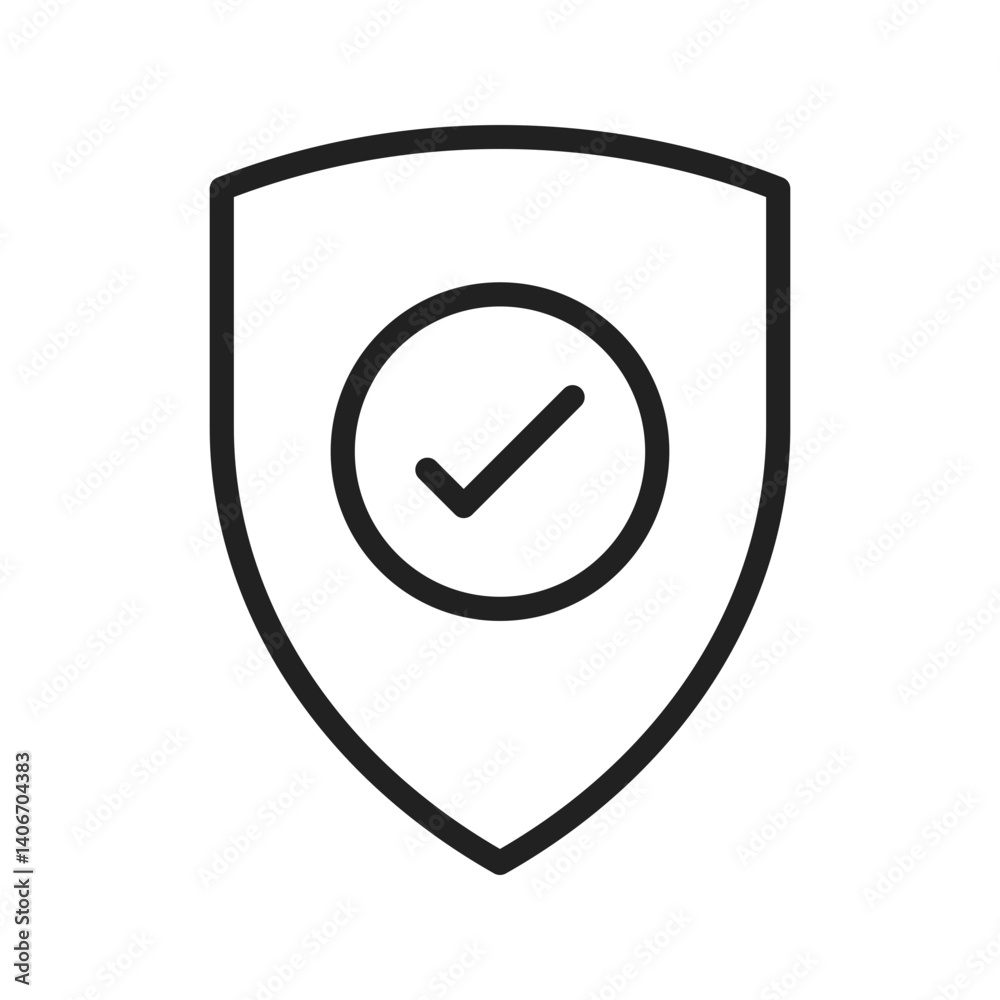Protection icon vector image. Suitable for mobile apps, web apps and print media. Protection icon vector image. Suitable for mobile apps, web apps and print media.