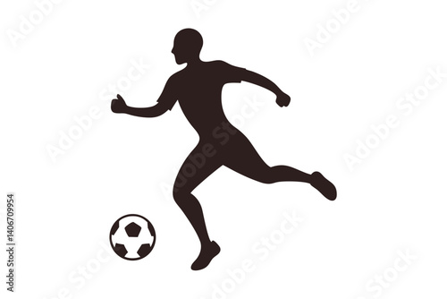 soccer player with ball