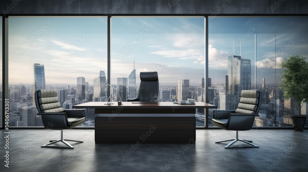 Fototapeta premium glass office backdrop
