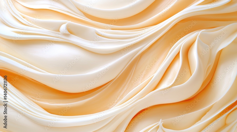 Obraz premium Flowing pastel texture abstract background image smooth wave design elegant resource