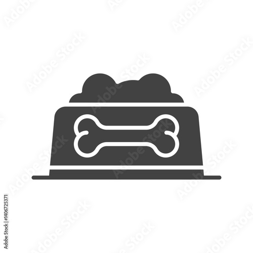 Dog Food icon vector image. Suitable for mobile apps, web apps and print media.