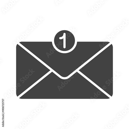 Email icon vector image. Suitable for mobile apps, web apps and print media.