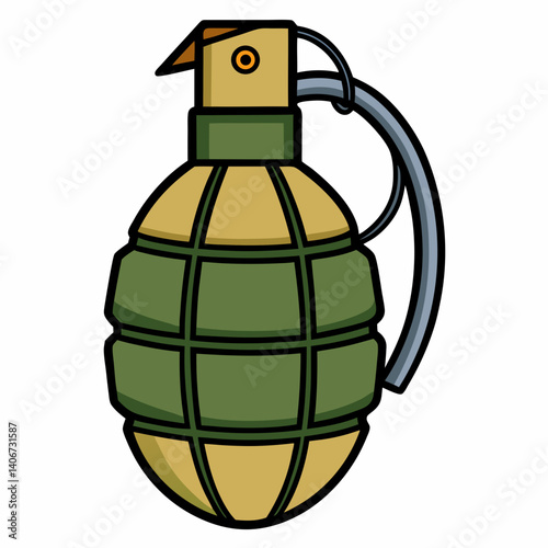 grenade vector illustration