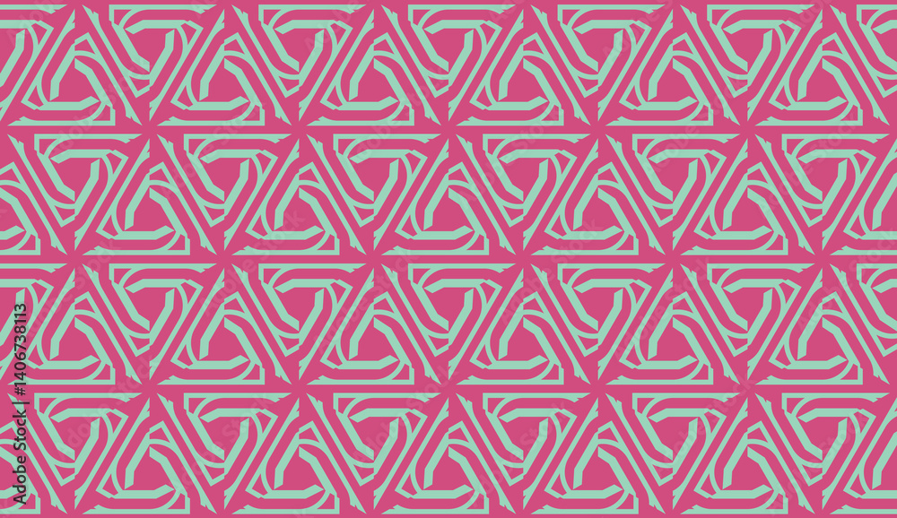 Vector layout with curved line, illusion triangles. Abstract hipster pattern. For your wallpaper, advert, banner, poster. Cherry color. Vector layout with curved line, illusion triangles. Abstract hipster pattern. For your wallpaper, advert, banner, poster. Cherry color.