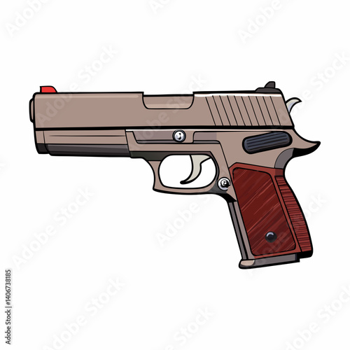 gun and bullets