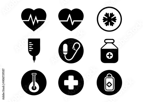 set of medical icons