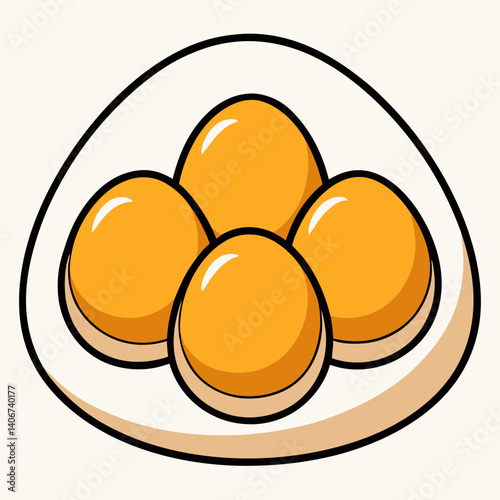 eggs on a plate