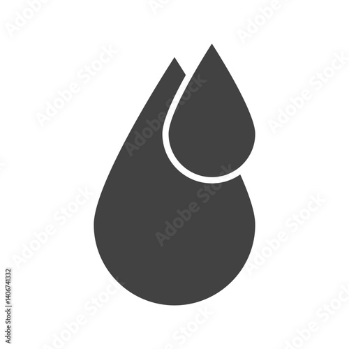 Water icon vector image. Suitable for mobile apps, web apps and print media.