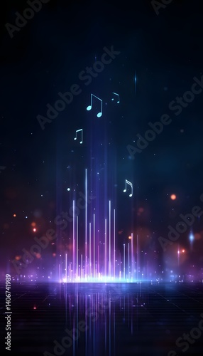 abstract music background