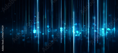 abstract blue background, Abstract blue and black light patterns with gradients on dark backgrounds, blue and black vertical light streaks against a dark background