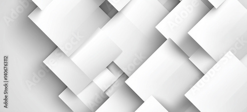 Obraz na płótnie Abstract white background with texture pattern, White abstract long minimal banner. Light neutral background w salonie
