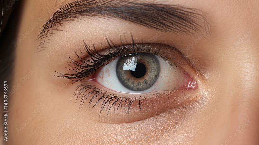 Fototapeta premium wrinkles under eye bags