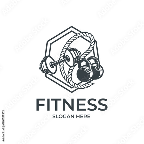 Fitness Gym Workout Logo, fitness logo, High protein icon. fitness logo, badge, symbol, stamp, or logo. Fitness nutrition for gym and muscles logo type, sticker, emblem, mark or seal, t-shirt design