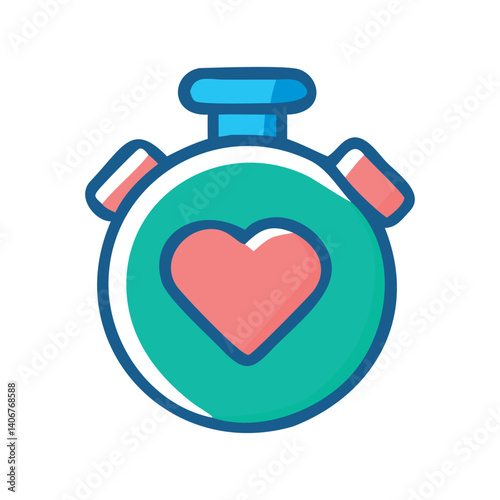 Fitness trackers in flat icon design