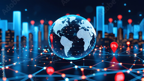 Global Economy & Digital Transformation - Financial Tech, Trade & Data Visualization