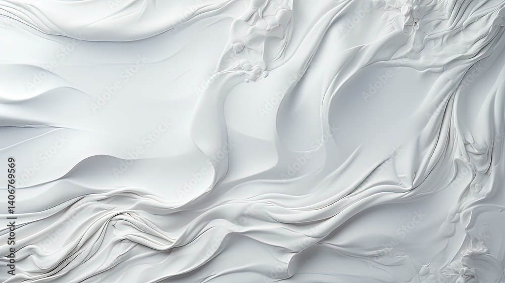 Obraz premium Professional White Banner with Subtle Textured Background