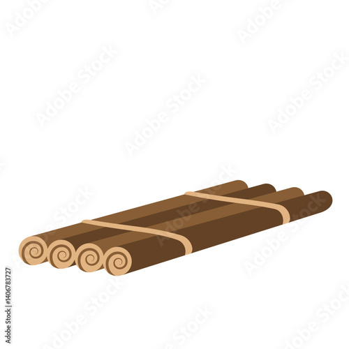 Float Raft Illustration
