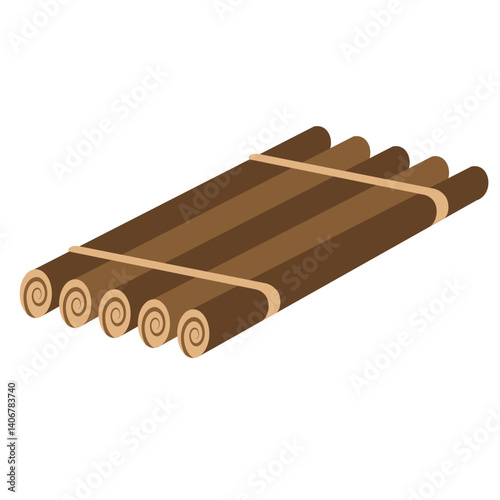 Float Raft Illustration
