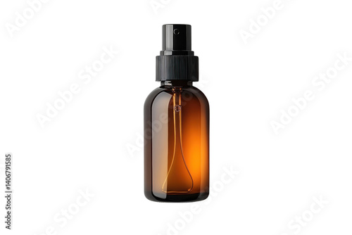 Elegant amber glass spray bottle for essential oils and fragrances