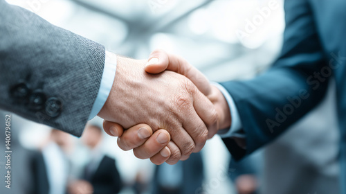 Business handshake to seal the deal