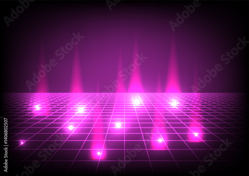 abstract purple retro background