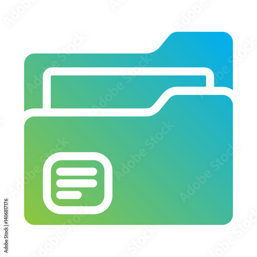 Folder Flat Gradient icon