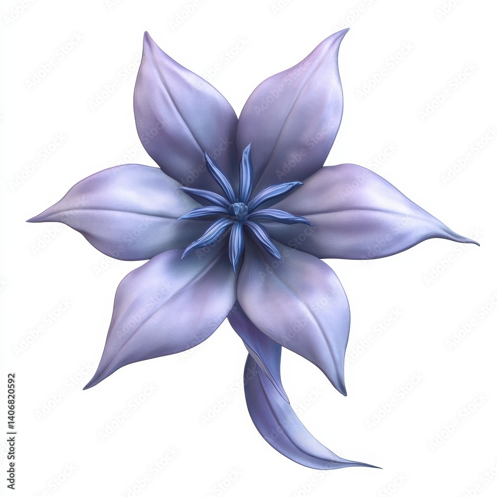 Fototapeta premium 3D Rendered Floral Design