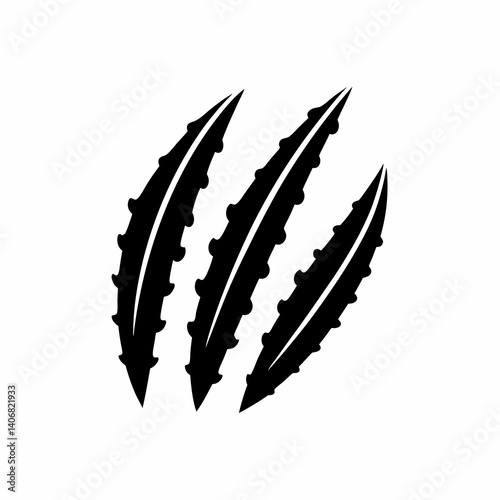 creative details Claw Marks Icon Vector Illustration