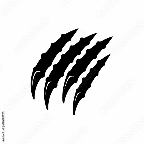 creative details Claw Marks Icon Vector Illustration