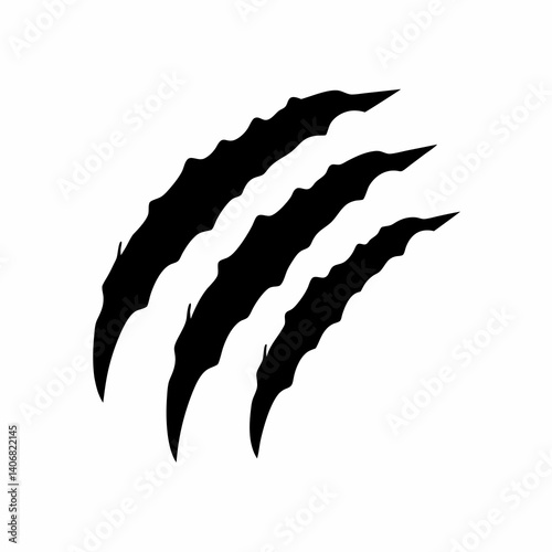 creative details Claw Marks Icon Vector Illustration