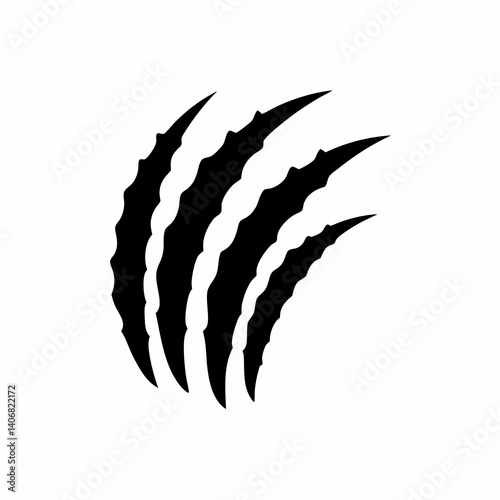creative details Claw Marks Icon Vector Illustration