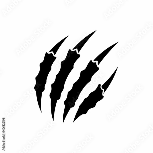 creative details Claw Marks Icon Vector Illustration