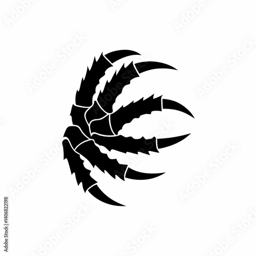 creative details Claw Marks Icon Vector Illustration